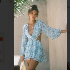 EUC Sabo Luxe Rue backless mini dress XS